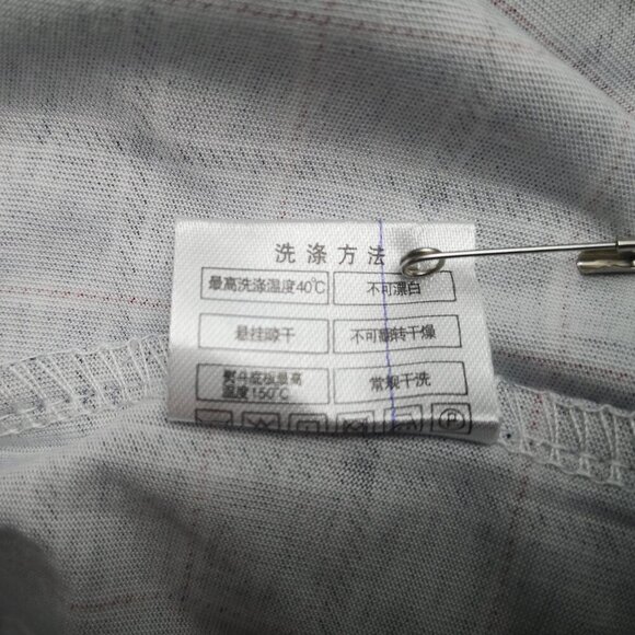 2 / $30.00 - NWOT Sergio Louis Men's Navy White & Red Square Pattern Polo Shirt - Picture 5 of 8